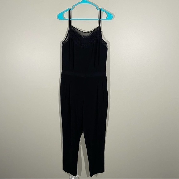Zara Pants - Zara Spaghetti Strap Black Jumpsuit Romper
